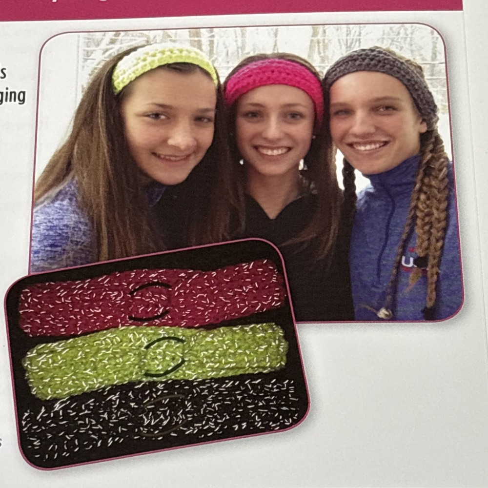 Reflective Headband Crochet Pattern Card Page