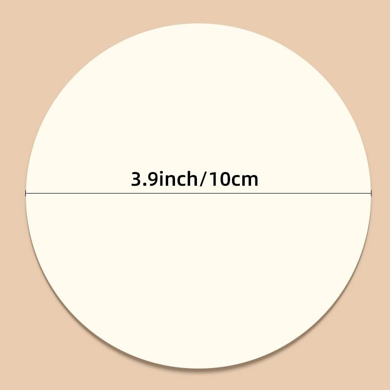 100pcs Round Wax Patty Paper Sheets for Burger Press Baking