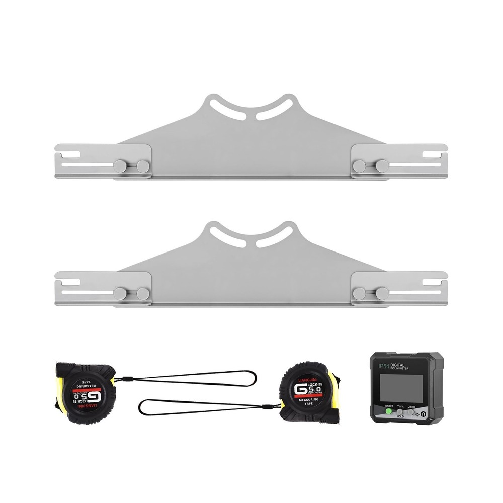 Toe Alignment Tool with 2 Tape Measures & Digital Angle Finder