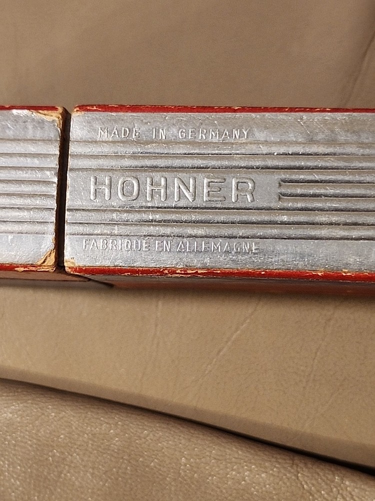 Vintage HOHNER ECHO ELITE HARMONICA GERMANY With Box C And G