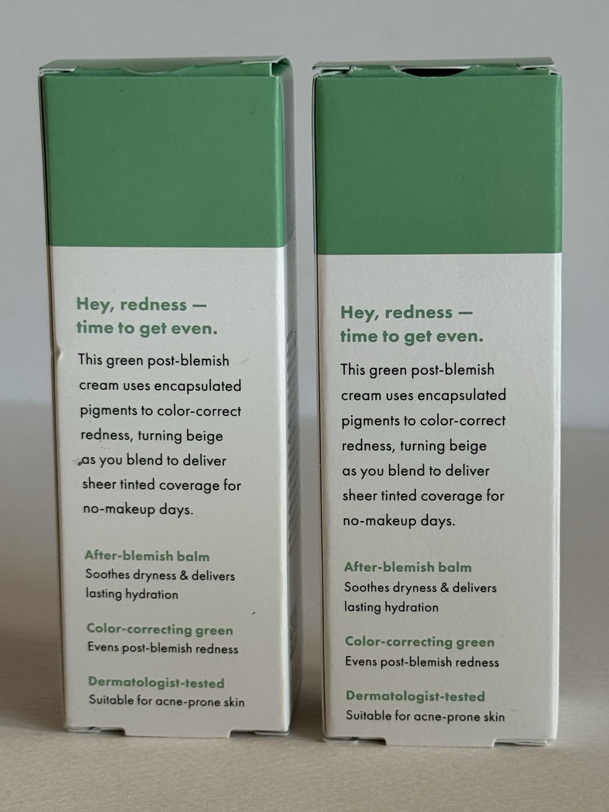 2X Hero Rescue Balm +Red Correcting Green Cream 15ML Each(SAME AS PICTURE)