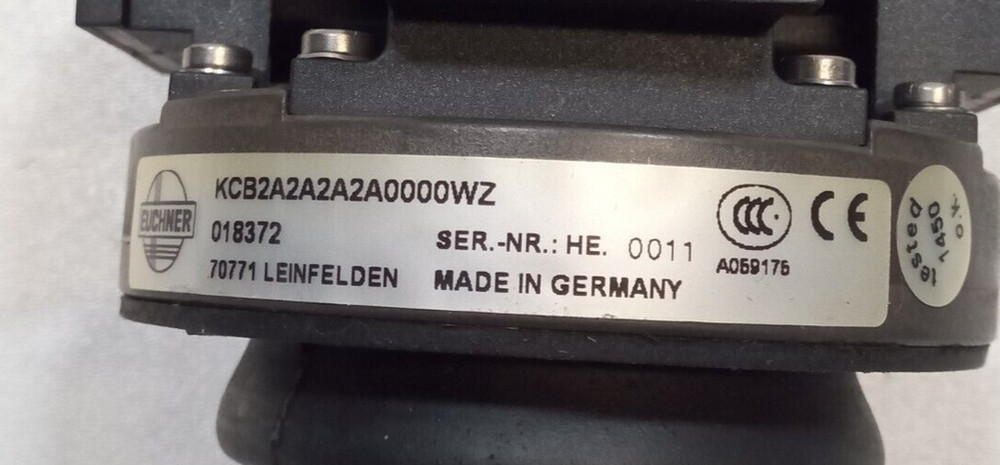 Euchner 018372 Single Lever Command Unit KCB2A2A2A0000WZ Single Lever Command Unit