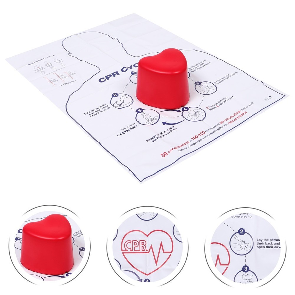 Cardiac Training Model Cpr Practice Kit for Beginners Trainer Aid