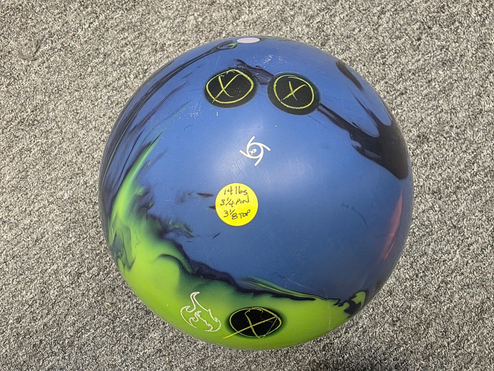 14 lbs USED Storm SUPER NOVA bowling ball