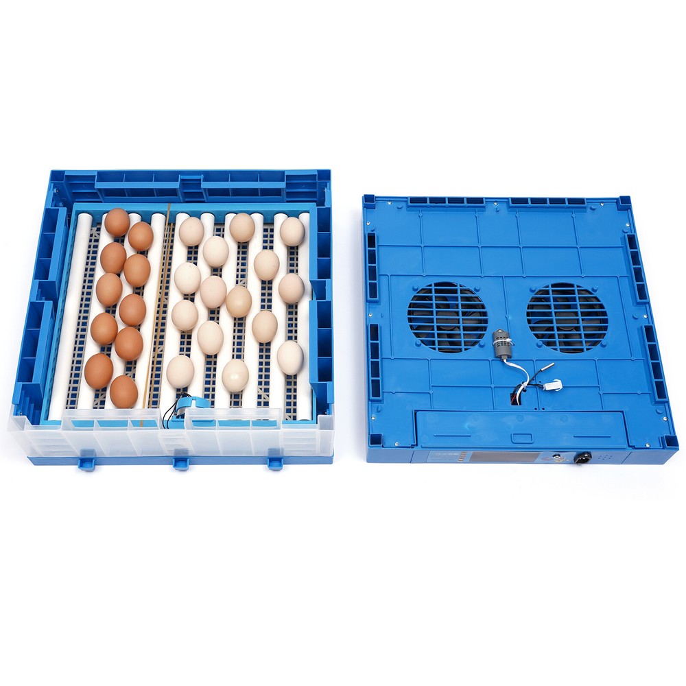 Digital Fully Automatic 64 Egg Incubator Egg Hatching Machine Chicken 12V/110V