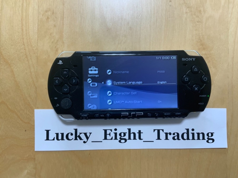 PSP 2000 Piano Black Console only No Battery [H]