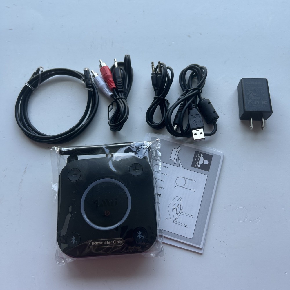 1Mii B06TX Bluetooth 5.2 Transmitter for TV to Wireless Headphone/Speaker