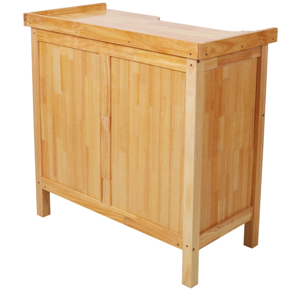Sturdy Solid Wood Workbench for Jewelry Making with Practical Drawers