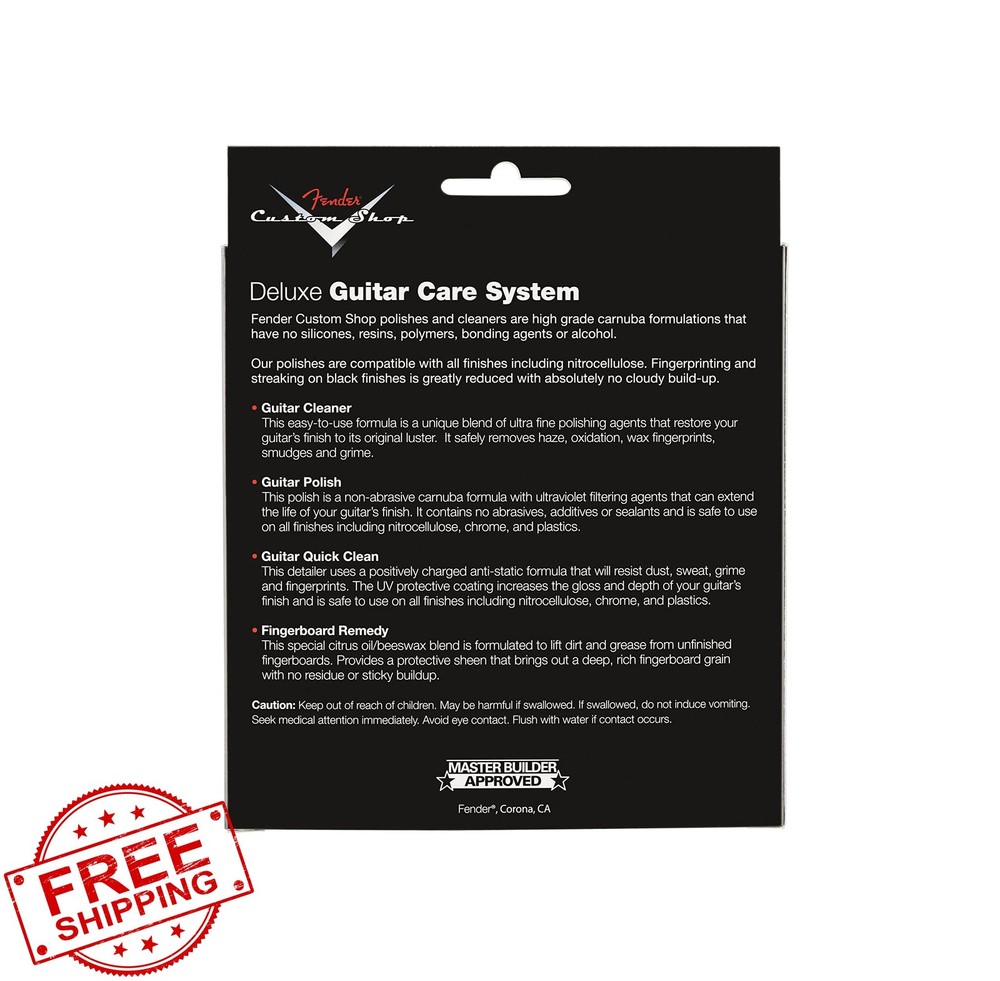 Fender Custom Shop 4-Step Guitar Cleaning Kit