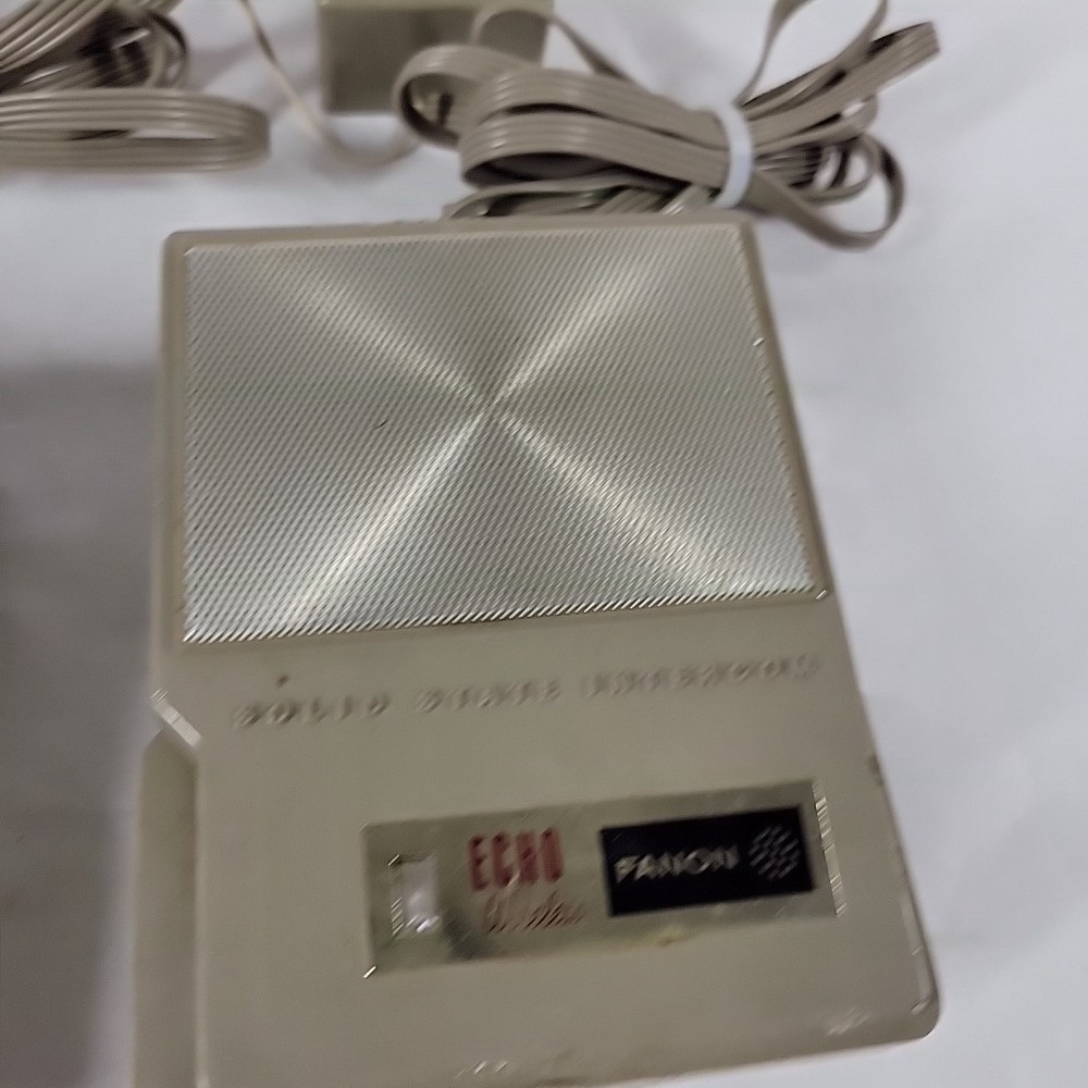 Vintage Fanon Echo Wireless 2 Intercom System Push To Talk Communication Device