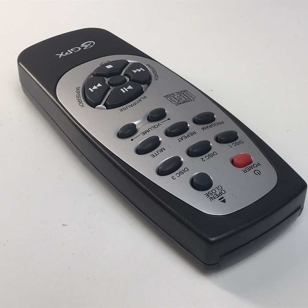 GPX CD Compact 3-Disc Carousel Changer Remote Control CD48PRC OEM Cleaned Tested