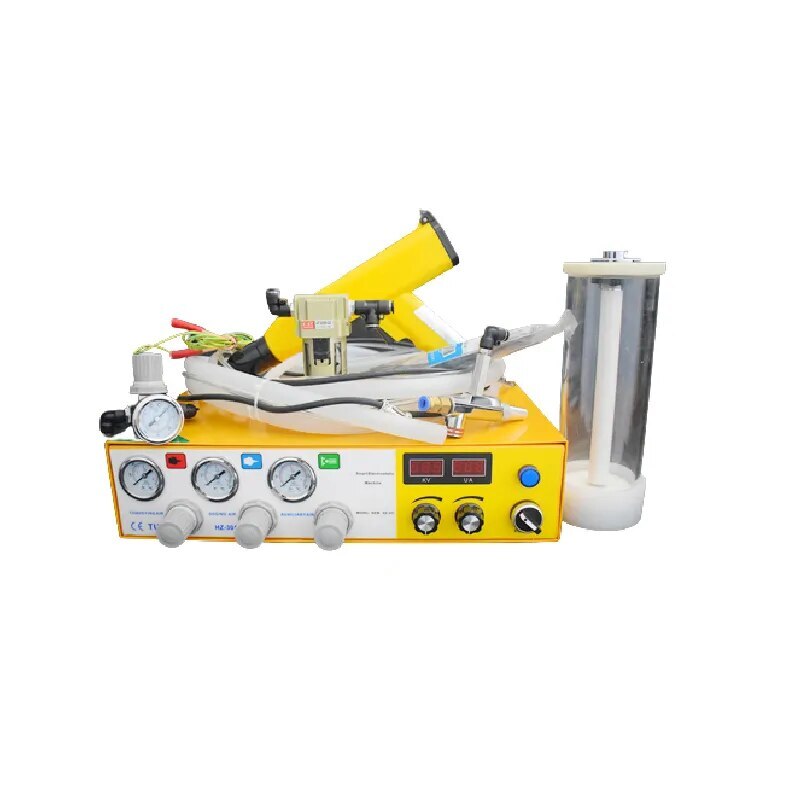 Digital Electrostatic Powder Coating Machine W/ Manual Powder Coating Spray Gun