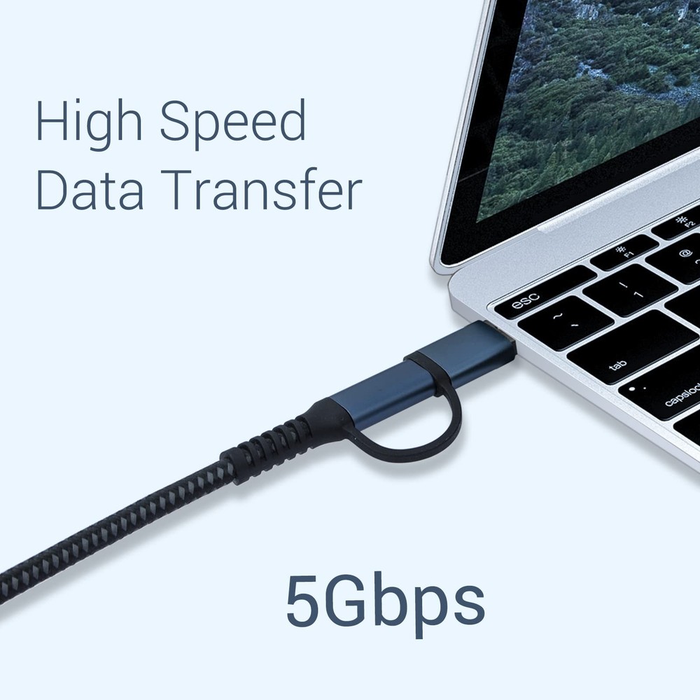 VR Link Cable 20FT Compatible for Oculus Quest 2, USB 3.2 Type C to C 5Gbps H...