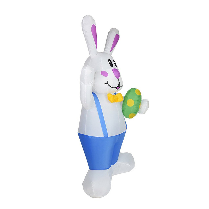 6FT Easter Inflatables Outdoor Decorations Easter Bunny Blow up Yard Decoration