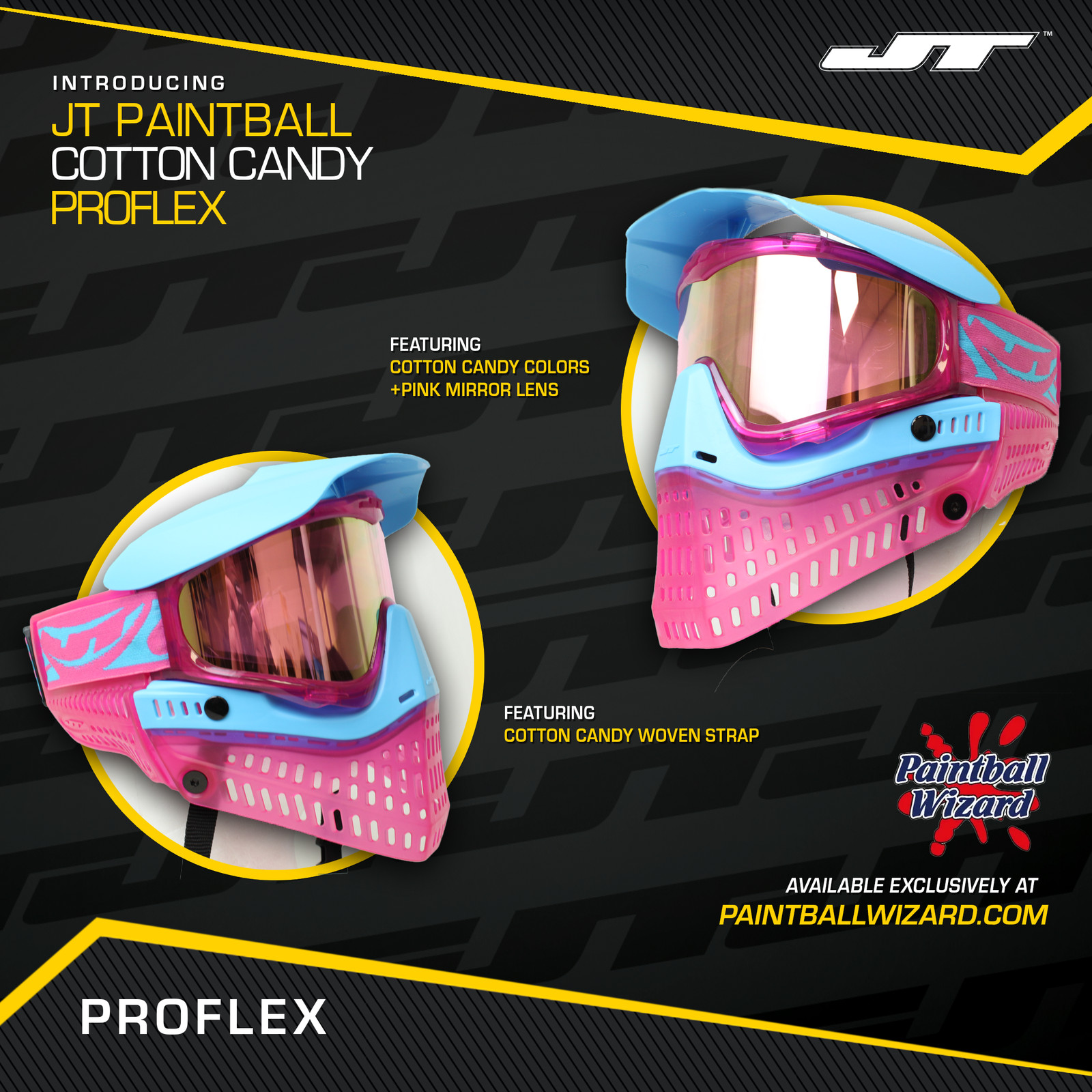 JT Proflex LE Mask - Cotton Candy