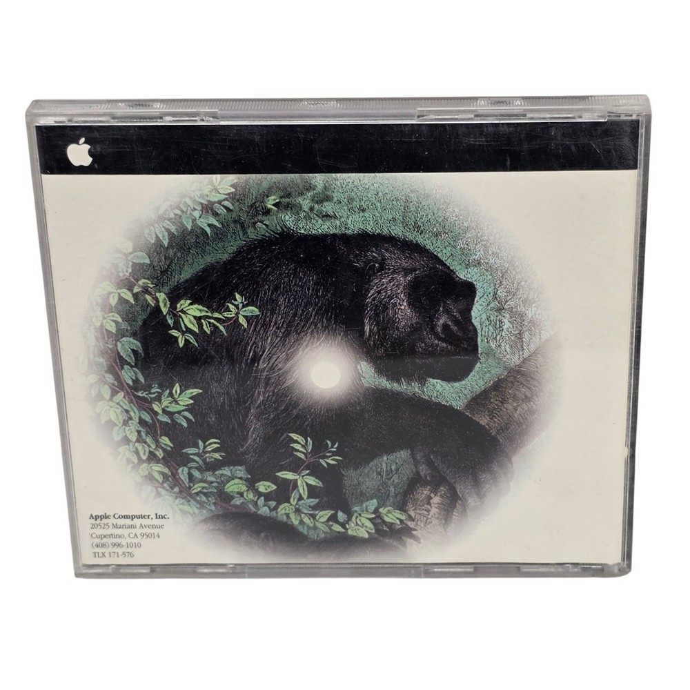 1991 Apple Developer CD “Gorillas in the Disc” Vol VI Vintage Mac Software