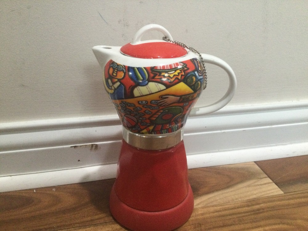 percolator espresso sosabravo art wrap NO BASE UNTESTED 480W ceramic 9''