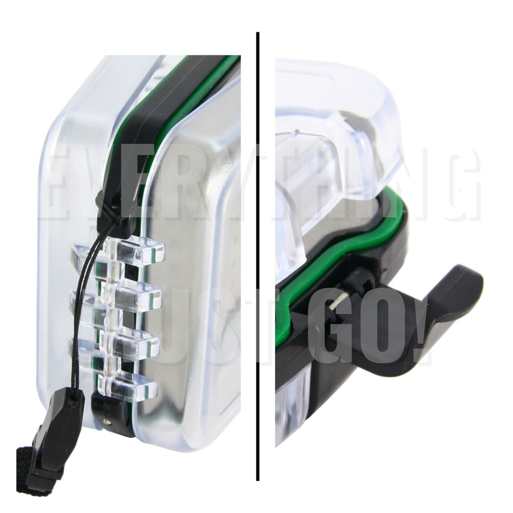 Small Double-Sided Fly Box, Waterproof, Clear Lids, Foam Inserts