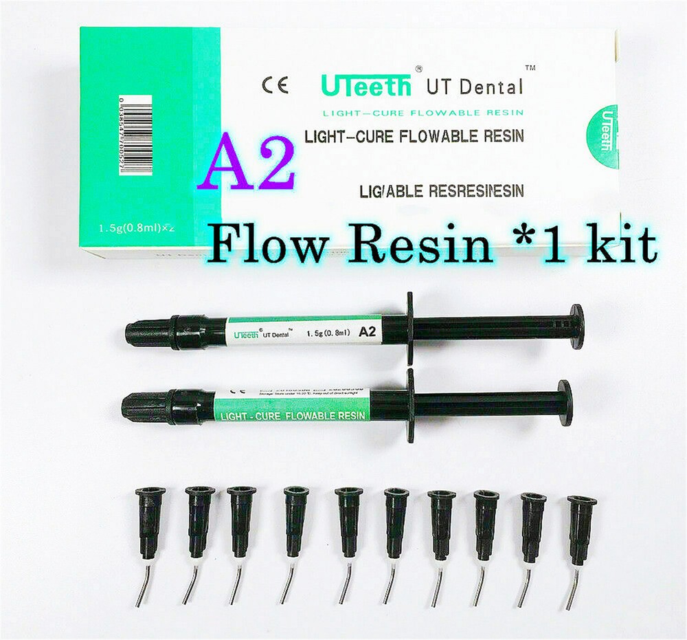 Dental Composite Resin Flowable Light Cure Flow Etch Gel Etching Bond Adhesive