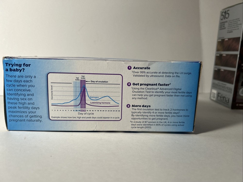 Clearblue Advanced Digital Ovulation Test Kit - (30 + 2) Tests Expire 4/2027