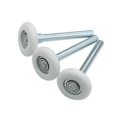 Quiet Nylon Garage Door Rollers, 4" Stem, 11 Ball Bearing, Long Lasting