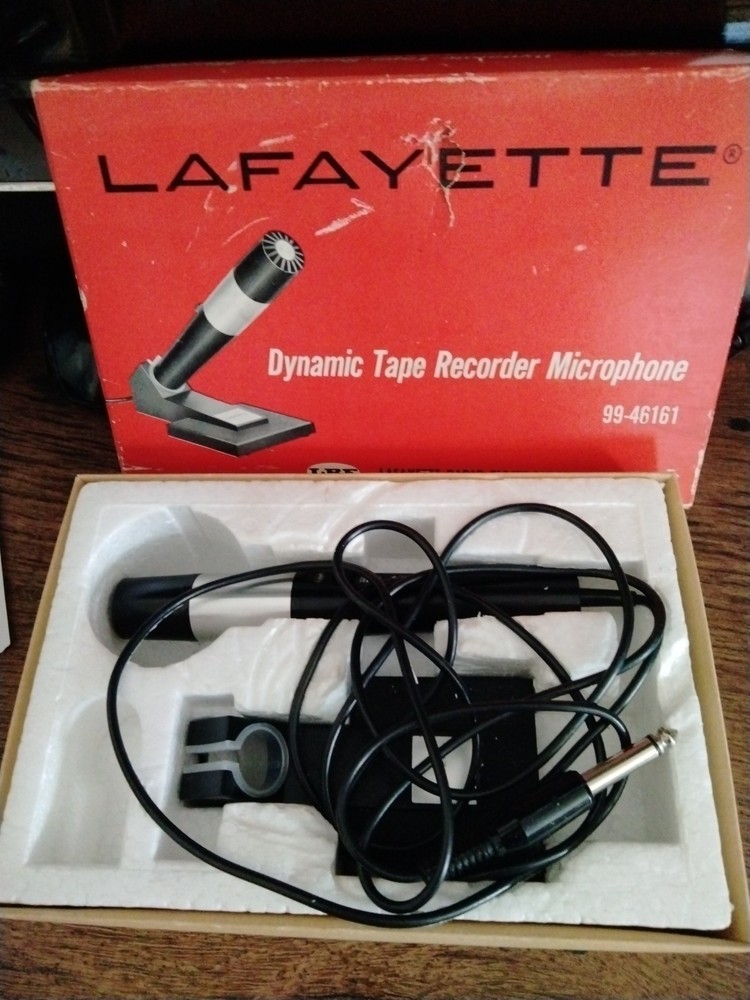 Lafayette dynamic microphone-vintage