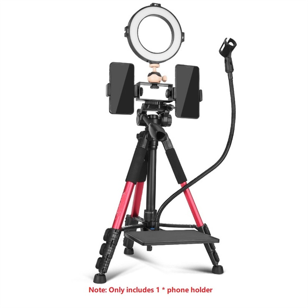 Dual Position Multi-function Tripod Bracket Holder Phone Live Bracket Accessory