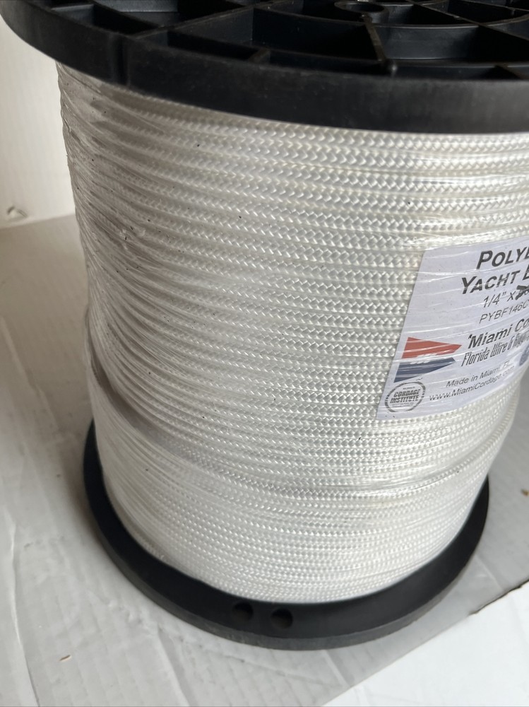 1/4 x 1,200 Ft Braid-Yacht Braid polyester rope