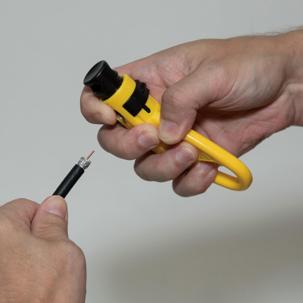 Klein Tools VDV026-211 Coax Cable Installation Kit with Zipper Pouch