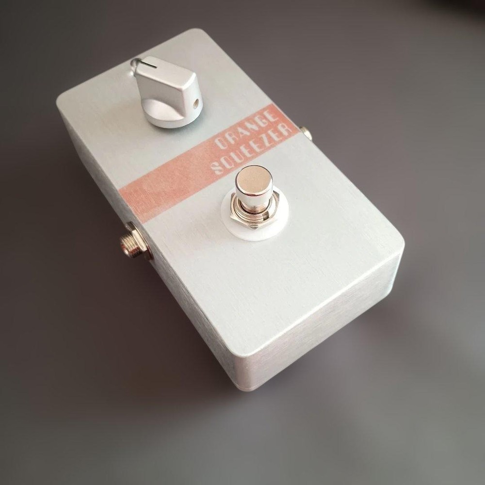Orange Squeezer Type Compressor Pedal Handmade