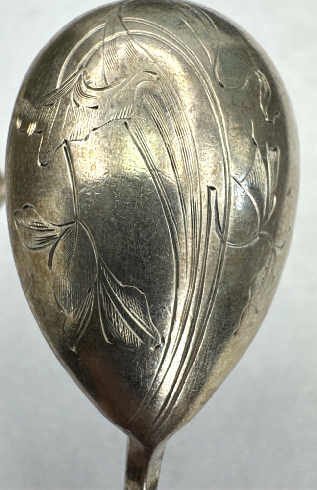 3 Antique Russian 0.84 Silver Spoons
