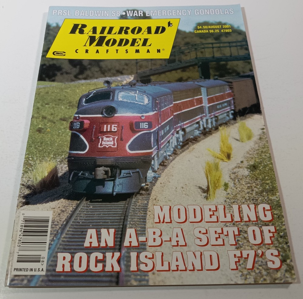 Railroad Model Craftsman Magazine (August, 2001)