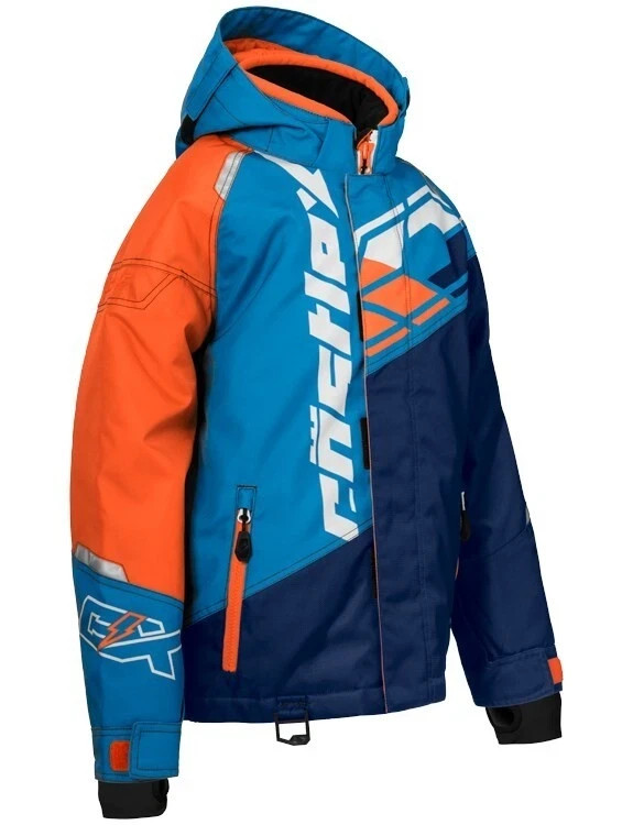 Youth Large Castle X Code Jacket (Navy / Process Blue / Orange) 72-7906