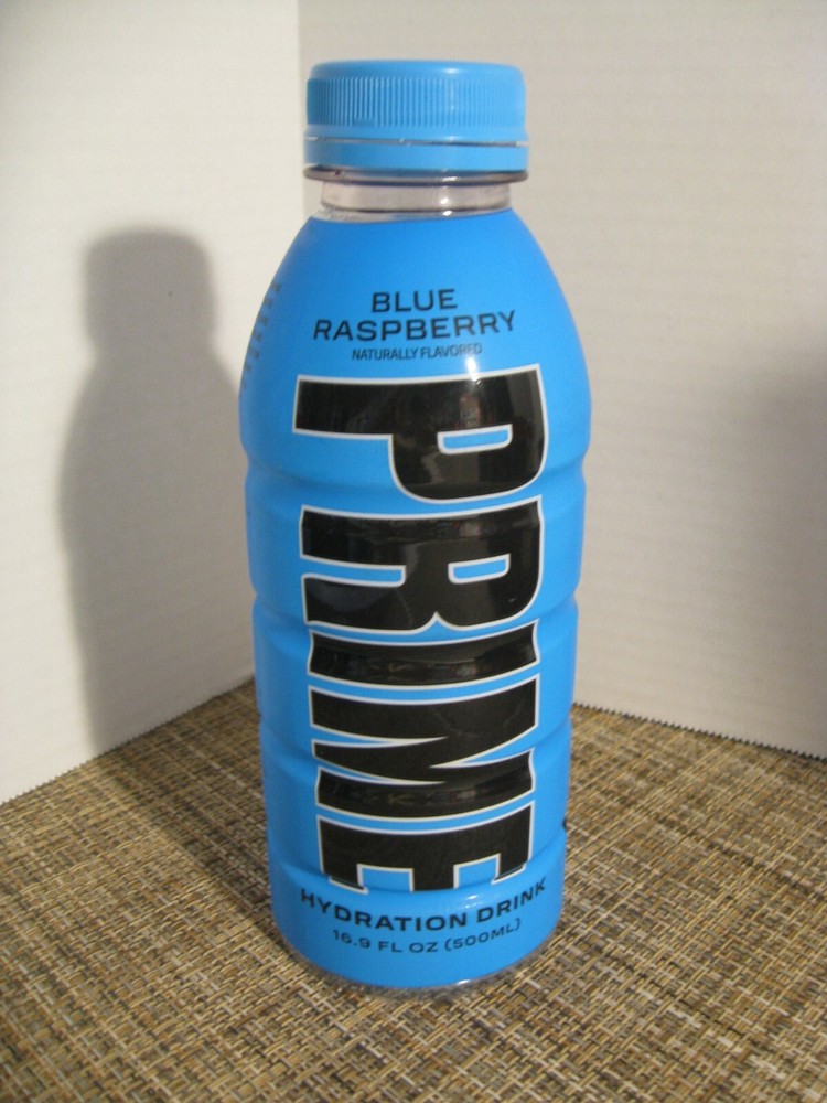 Prime Hydration Drink Beverage By Logan Paul- EMPTY Bottle - Blue Raspberry 2022
