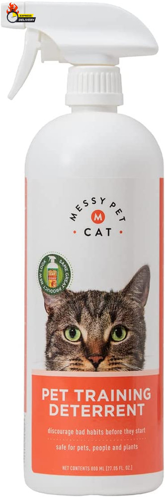 Cat Pet Training Deterrent Spray Bottle, 27.05 Fl Oz