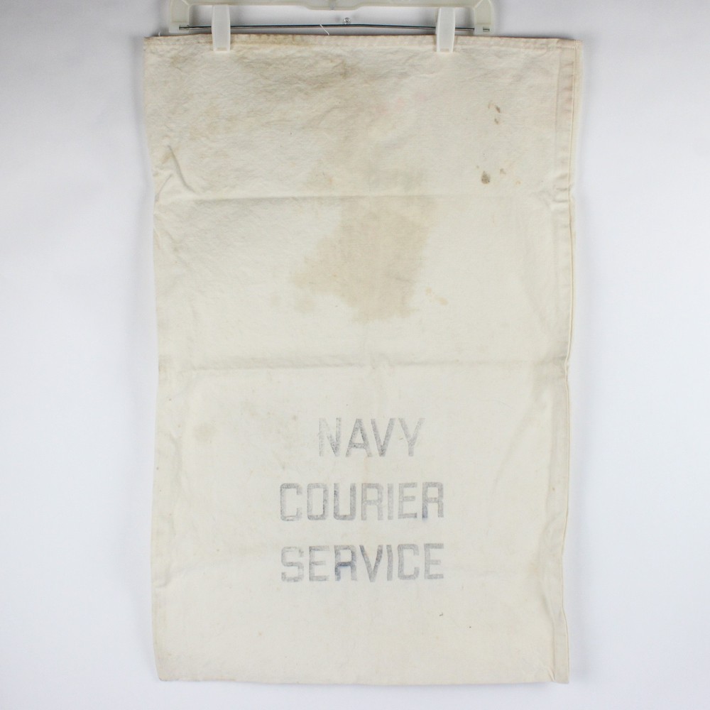 World War II US Navy Courier Service Canvas Bag #1