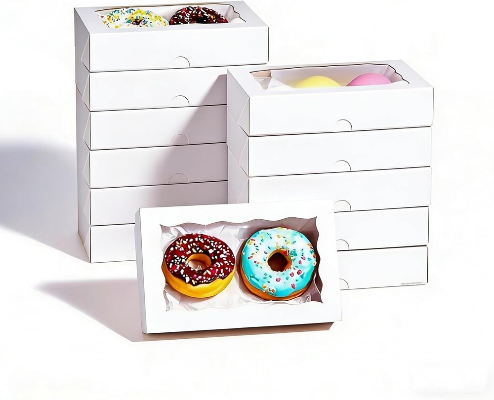 ⅜x1½ nch Cookie Boxes with Window for Chocolate Truffle, Orec, Pastry