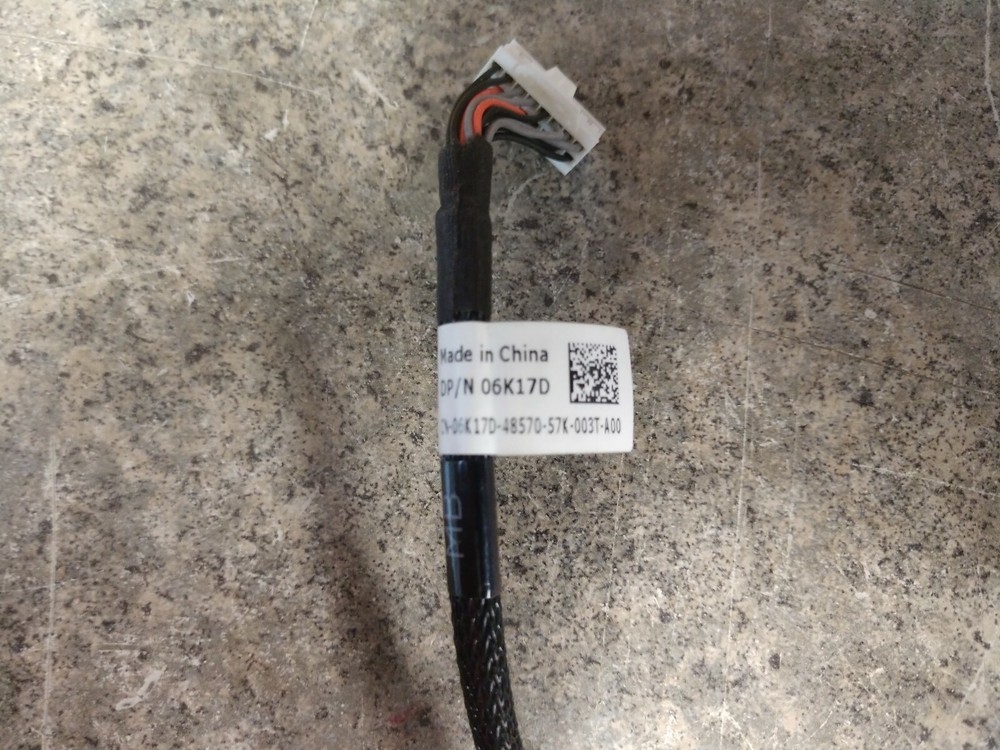 Dell PowerEdge T330 8" cable 6K17D Ships Quick