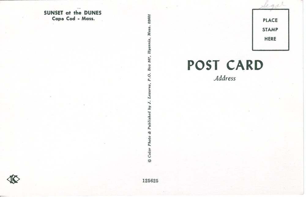 SUNSET AT THE DUNES, CAPE COD, MA - PC1405