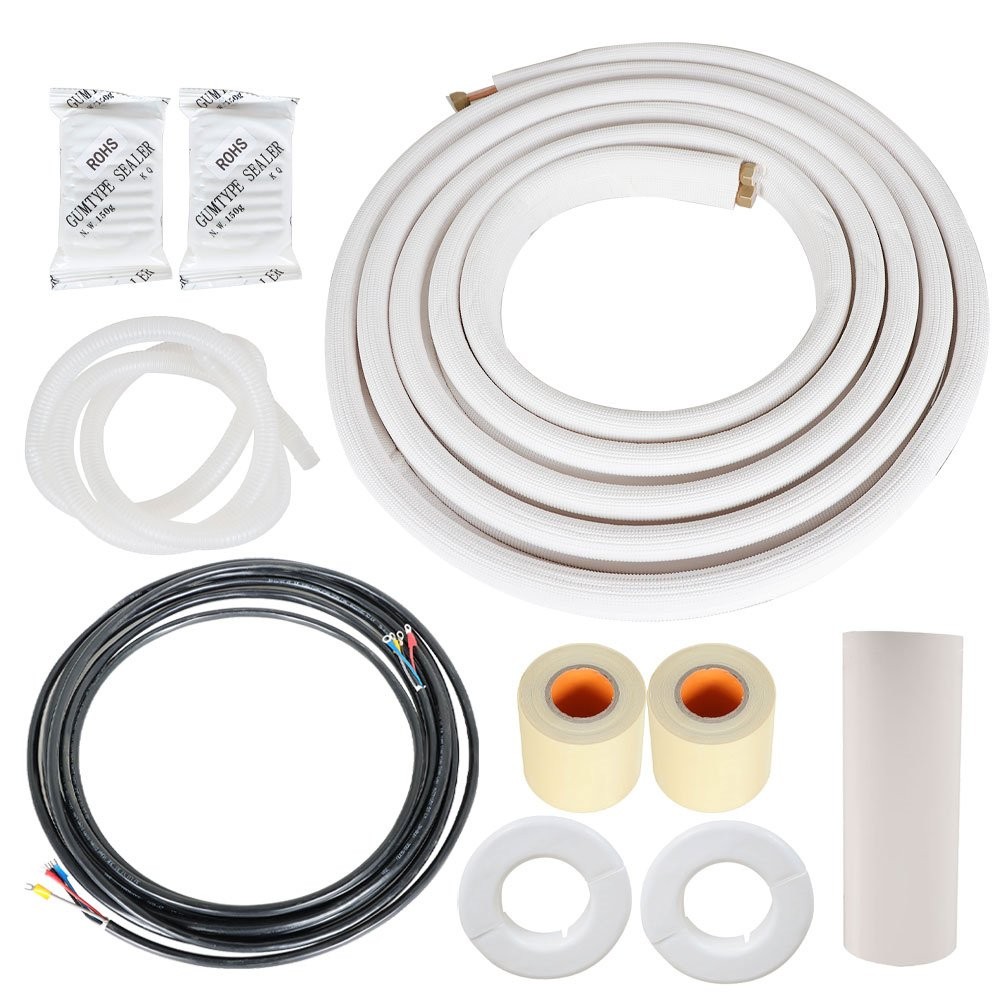 3/8"-5/8" Dia.  Connection Pipe Install Kit For Mini Split Heat Pump System 25Ft