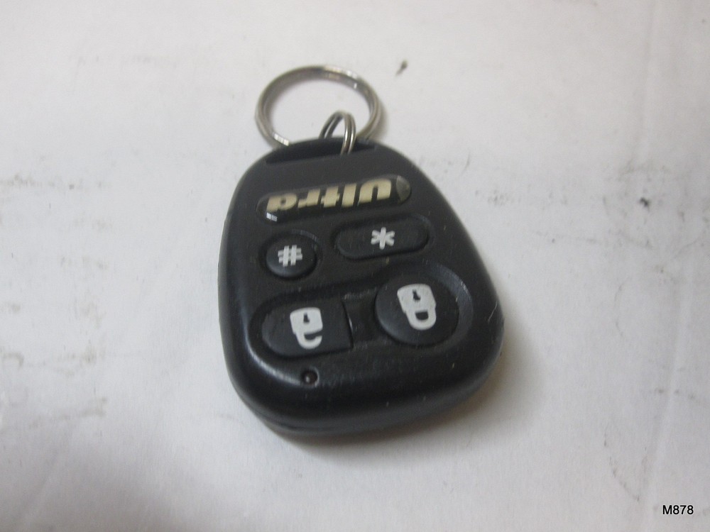 Ultra RED LED 4 Button Black Remote Transmitter