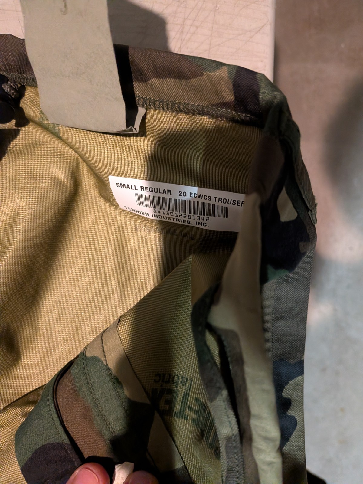 Military Cold/Wet Weather Trouser Woodland BDU Gore-Tex Pants Small/Regular