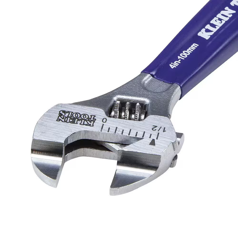 Slim-Jaw Adjustable Wrench, 4 In.