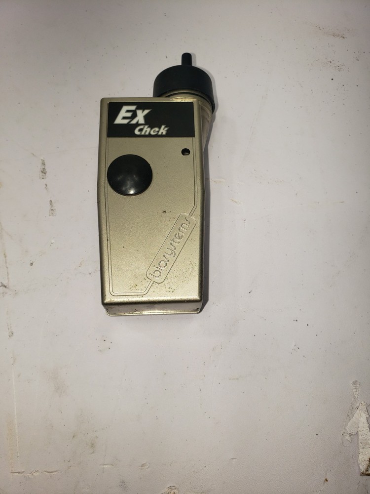 EX Chek Biosystems Alkaline Version Single Senor Gas detector For Parts
