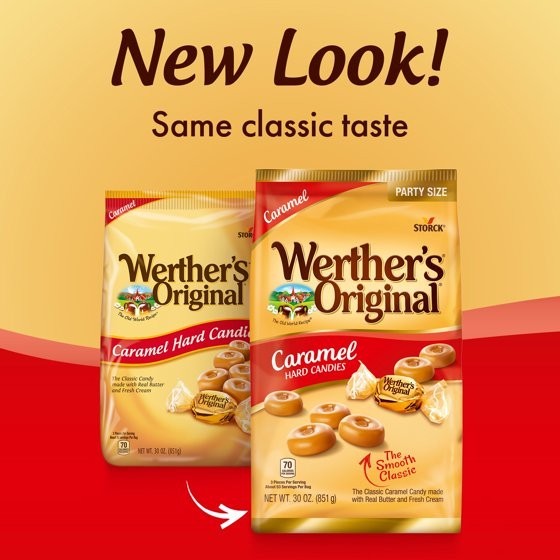 Werther's Original Hard Caramel Candy, 30 oz