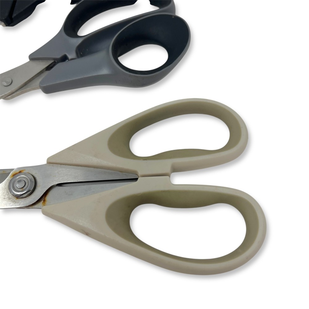 Stanley & Unbranded Scissors Set, 8 Inch Multi-Purpose Shears, 3 Pcs Mixed Lot