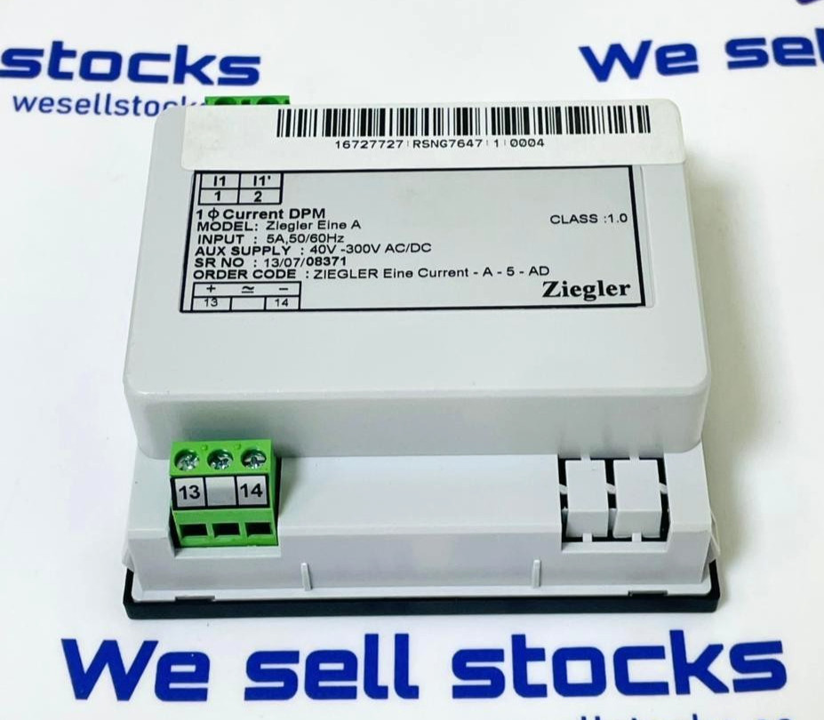 ZIEGLER EINE A Digital Panel Meter P656405AZEG