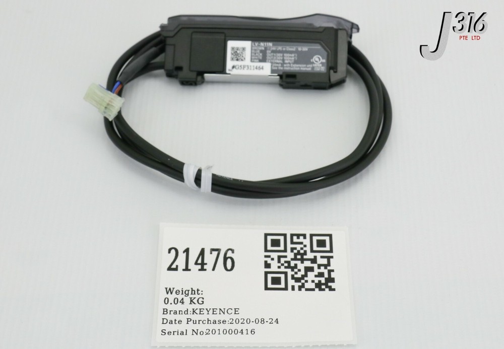 21476 KEYENCE DIGITAL LASER SENSOR (NEW) LV-N11N
