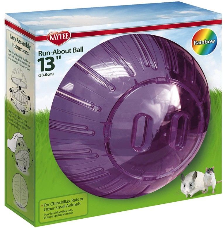 Small Pet, Kaytee Run About Exercise Ball Assorted Colors (Mega - 1 count)