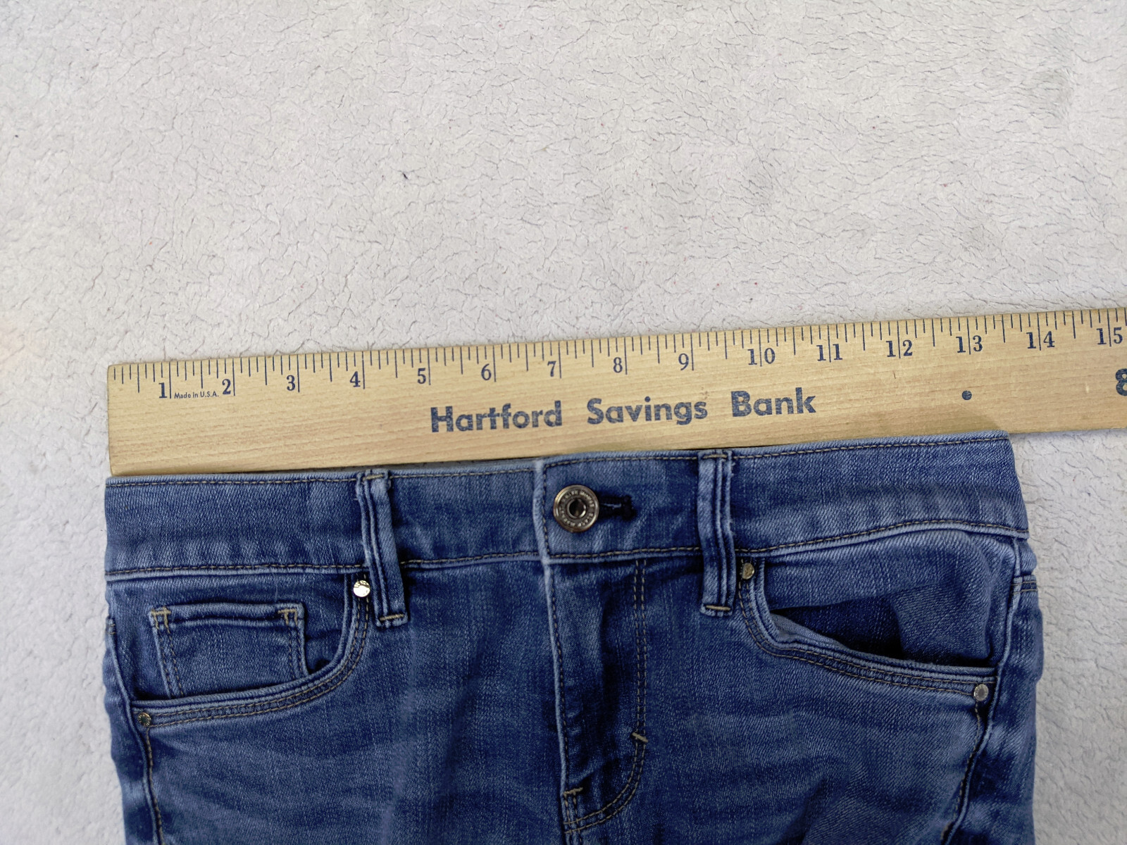 White House Black Market 'The Slim' Womens Petite 0P Blue Jeans Stretch Med Wash